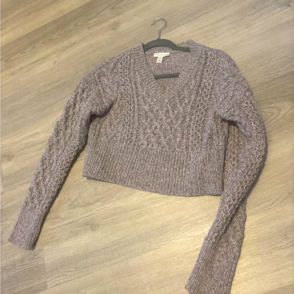 Topshop cropped sweater